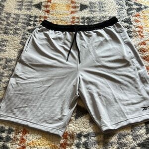 Reebok Men’s Medium WOR KN MEL PERF shorts. Gray and black. NWT.